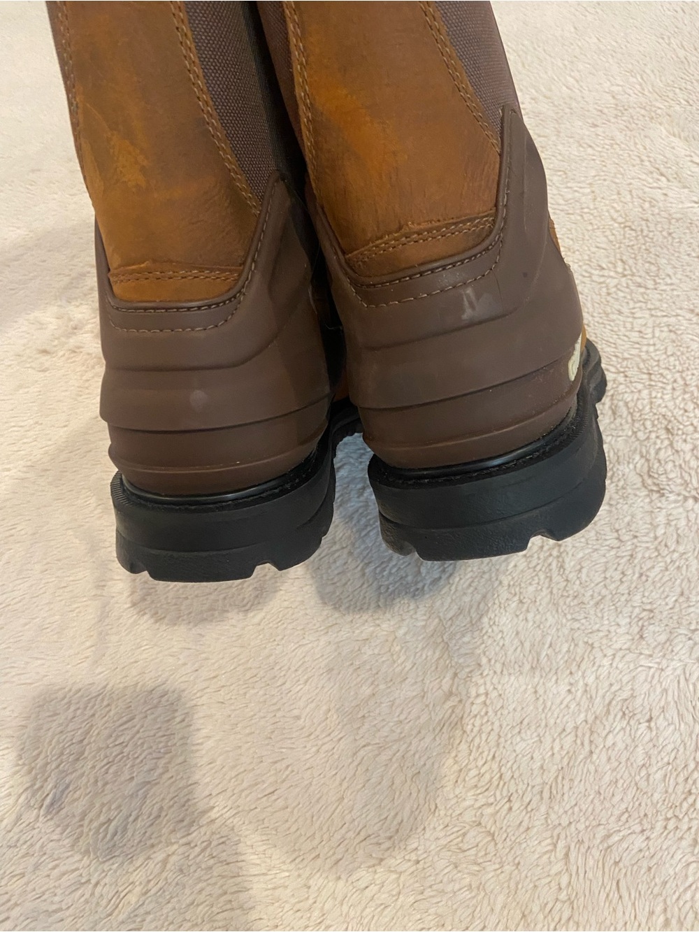 Carhartt Heritage Waterproof Steel Toe Wellington Work Boots Men’s 11 Wide - Picture 7 of 16